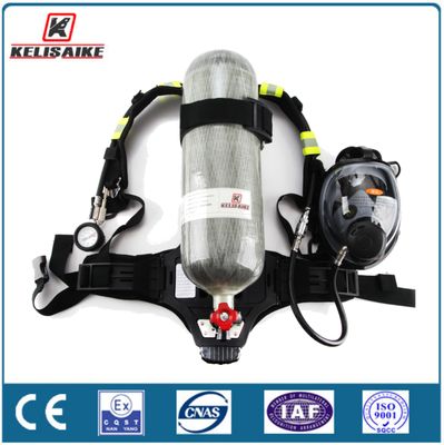 주문 소방장비 6.8L 탄소 탱크 공기 호흡기 Scba online manufacture