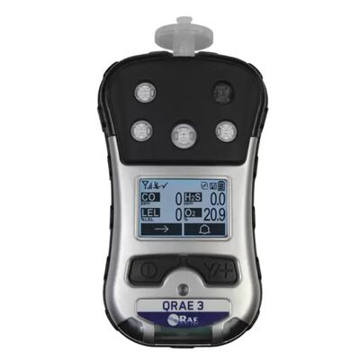 주문 QRAE 3 펌프가 있는 휴대용 4개의 가스 모니터 핫웰 RAE O2 LEL H2S CO 독성 가스 탐지기 online manufacture